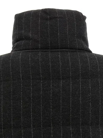 Brunello Cucinelli Down Jacket In Black