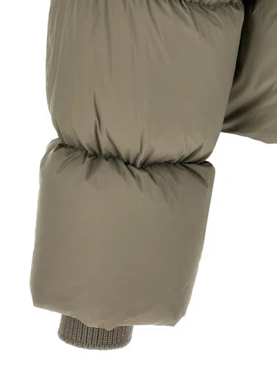 Rick Owens Turtle Down Jacket In Olive