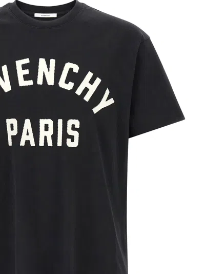 Givenchy Paris T-shirt In Black