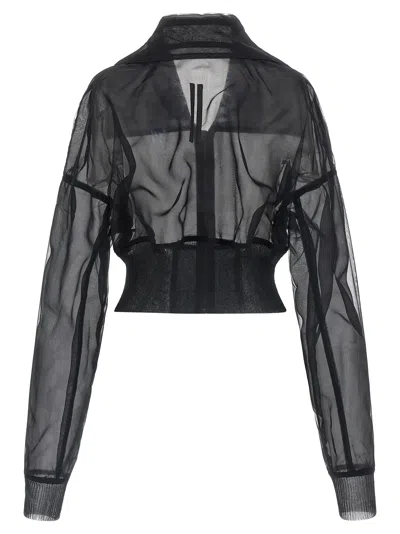 Rick Owens Bomber Jacket In Black