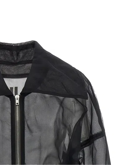 Rick Owens Bomber Jacket In Black