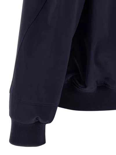 Givenchy Logo-embroidered Bomber Jacket In Navy