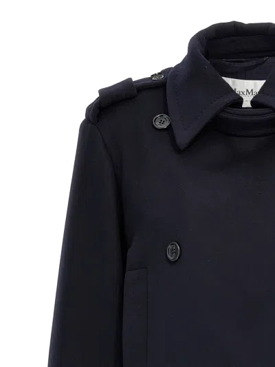 Max Mara Coat In Navy