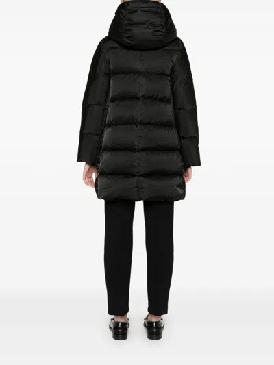 Herno Satin Down-filled Down Jacket In Black