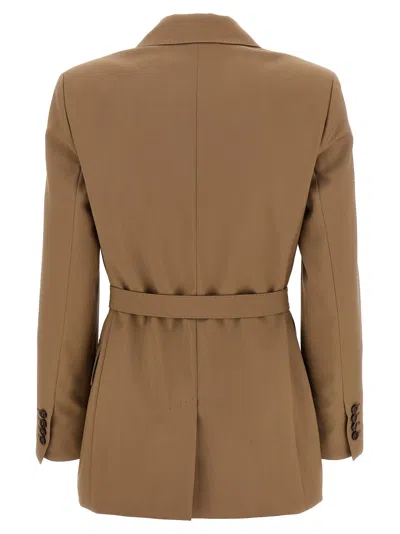 Max Mara Talento Blazer In Camel