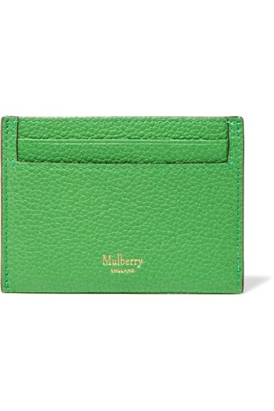 Mulberry Textured-leather Cardholder