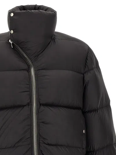 Rick Owens Down Jacket In Black