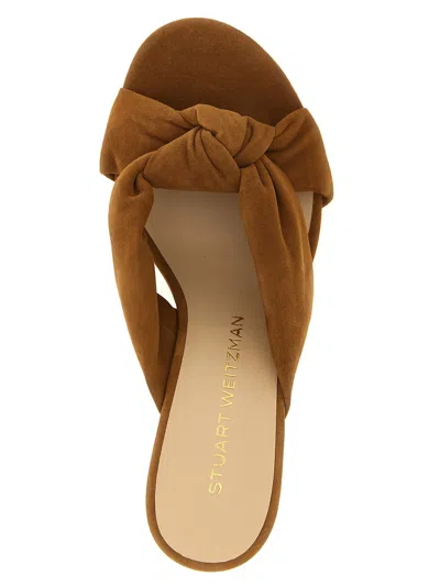 Stuart Weitzman Soplaya Slide In Brown