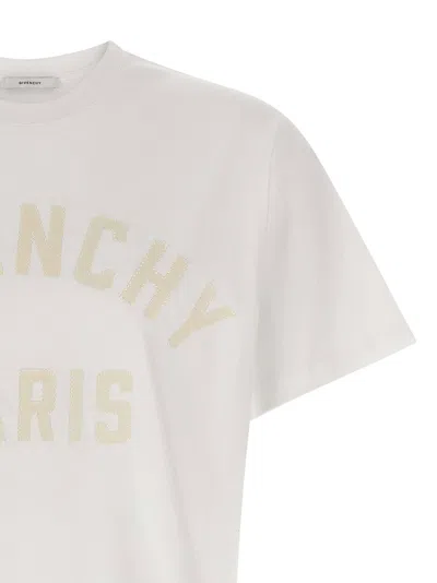 Givenchy Paris T-shirt In Off-white