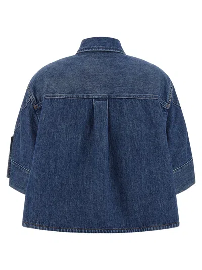 Givenchy Denim Shirt In Blue