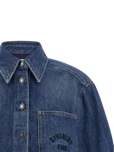 Givenchy Denim Shirt In Blue