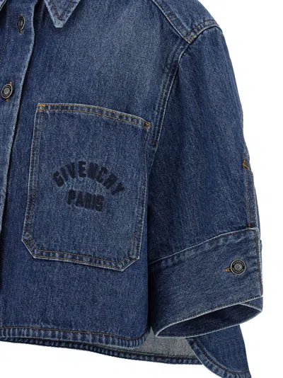 Givenchy Denim Shirt In Blue