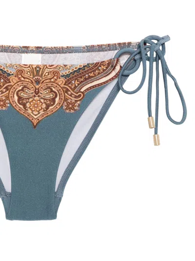 Zimmermann Mahon Bikini In Blue