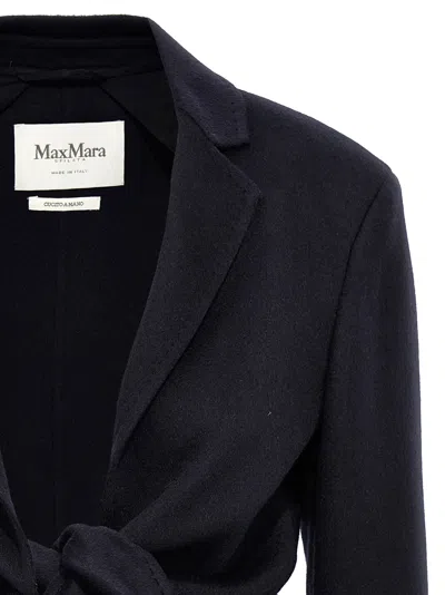 Max Mara Corone Jacket In Black