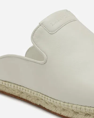Lanvin Espadrille Mule In White