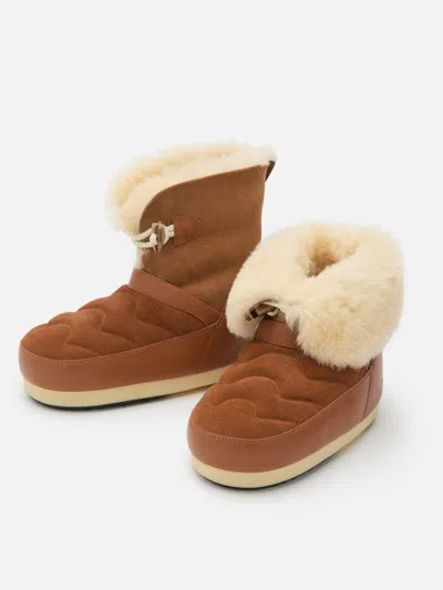 Moon Boot Mb H25 Boot In Cognac