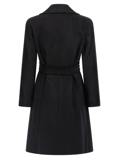 Max Mara Studio Dravenna Coat In Black