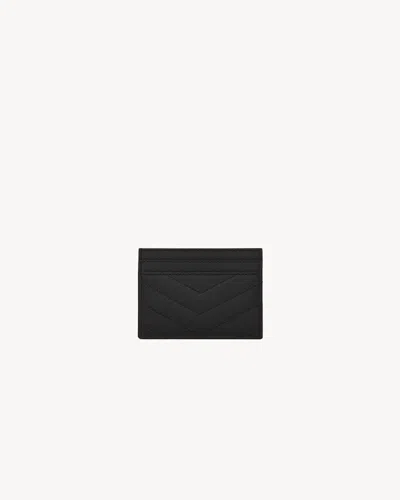 Saint Laurent Card Case In Black