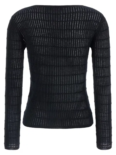 Max Mara Studio Sweater In Black
