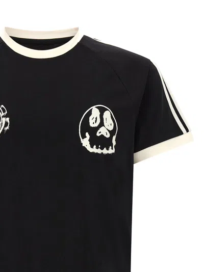 Y-3 Graphic Cotton Short-sleeve T-shirt In Black