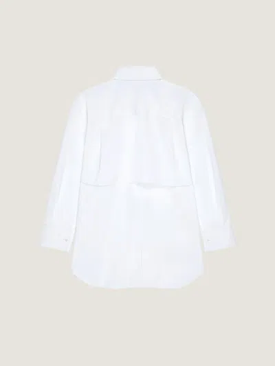 Givenchy Oversized White Shirt In White