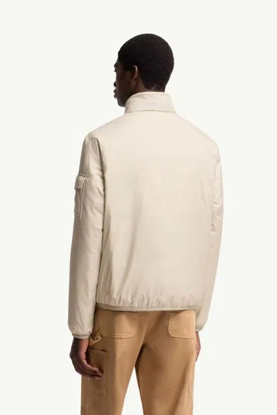 Moncler Down Jacket In Cream