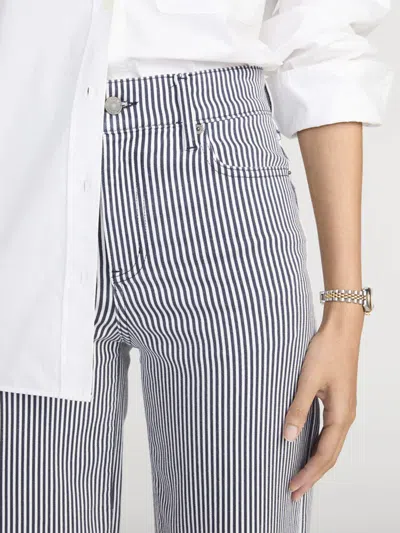 Frame E26 Trousers In Navy