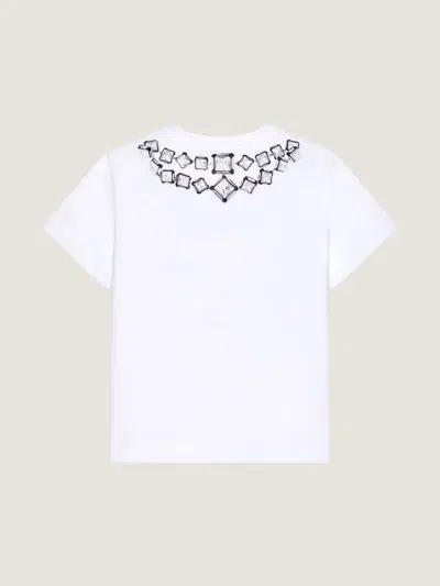 Givenchy Crystal-embellished Graphic T-shirt In White