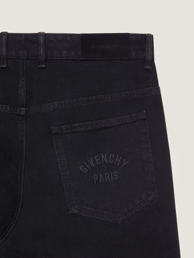 Givenchy Black Denim Jeans In Black