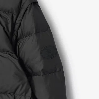 Burberry Quilted Down Down Jacket In Black