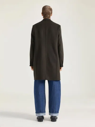 Givenchy Wool-blend Oversized Coat In Khaki