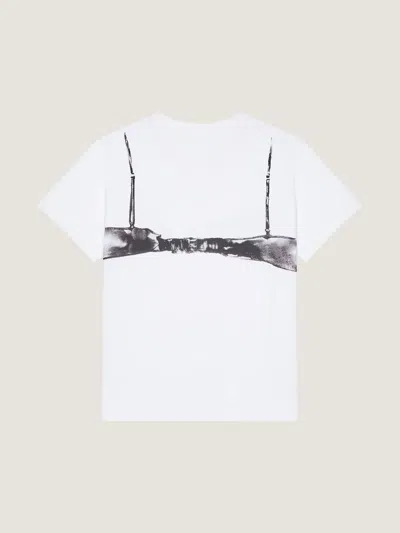 Givenchy Bra-print Graphic T-shirt In White