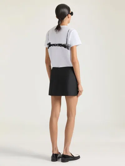 Givenchy Bra-print Graphic T-shirt In White