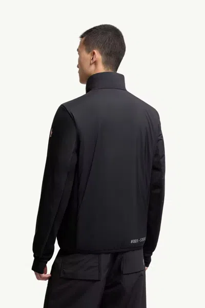 Moncler Quilted Down Down Jacket In Black