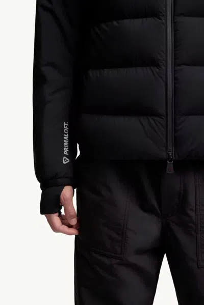 Moncler Quilted Down Down Jacket In Black