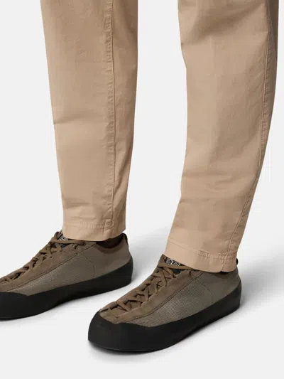 Stone Island Multi-pocket Cargo Cargo Pants In Beige