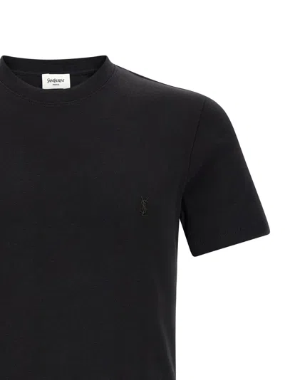 Saint Laurent Cassandre T-shirt In Black