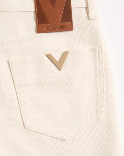 Valentino Shorts In Ivory