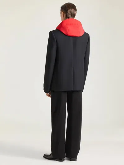 Givenchy Single-breasted Wool Blazer In Black