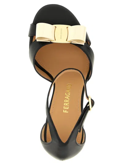 Ferragamo Roxy Sandal In Black