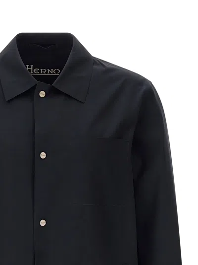 Herno Essence Overshirt In Black