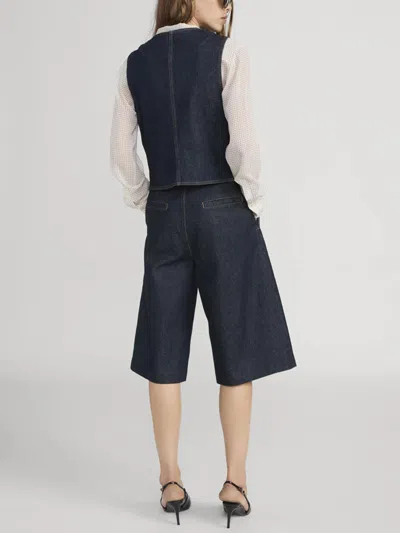 Frame Rins Vest In Navy