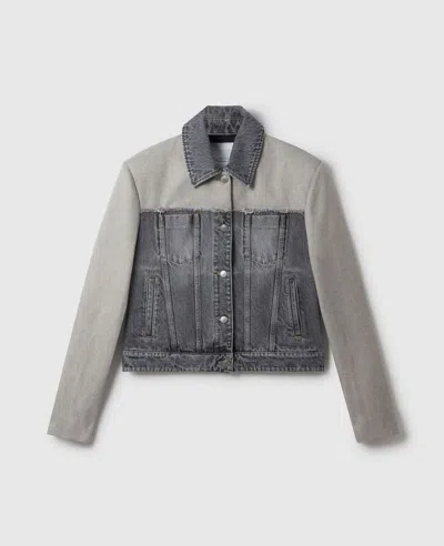 Stella Mccartney Tailored Panel Jacket Adjustable Straps Design In Gray