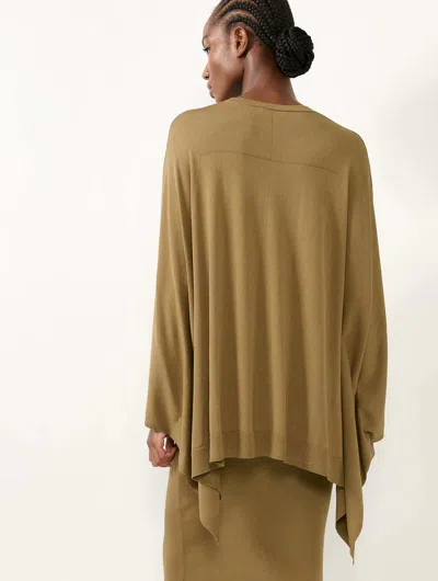 Barbara Bui Oversized Knit Sweater In Camel