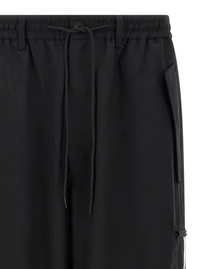 Y-3 Wool-blend Trousers In Black