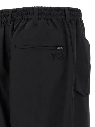 Y-3 Wool-blend Trousers In Black