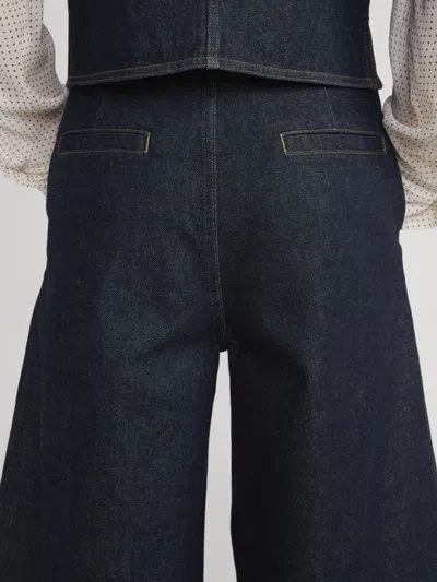 Frame E26 Denim Shorts In Indigo