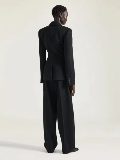 Givenchy Wide-leg Trousers In Black