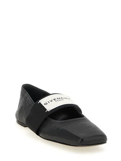 Givenchy Paris Ballet Flat In Black