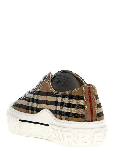 Burberry Check-print Canvas Sneaker In Beige